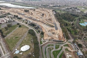 Obras en el Autódromo Oscar y Juan Gálvez.
