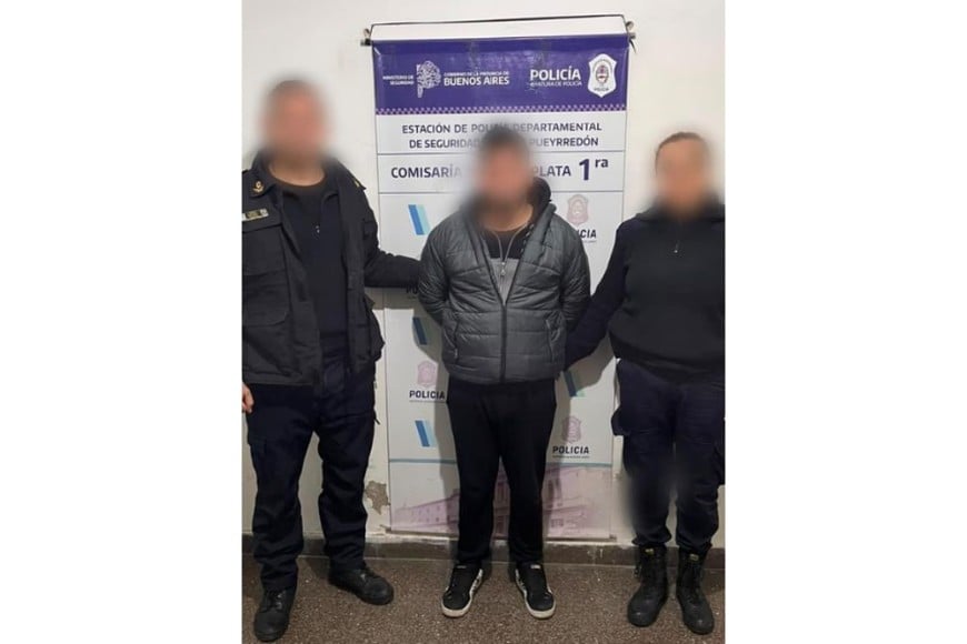 Nicolás Gastón Cichero Plata fue aprehendido por el delito de lesiones leves.
