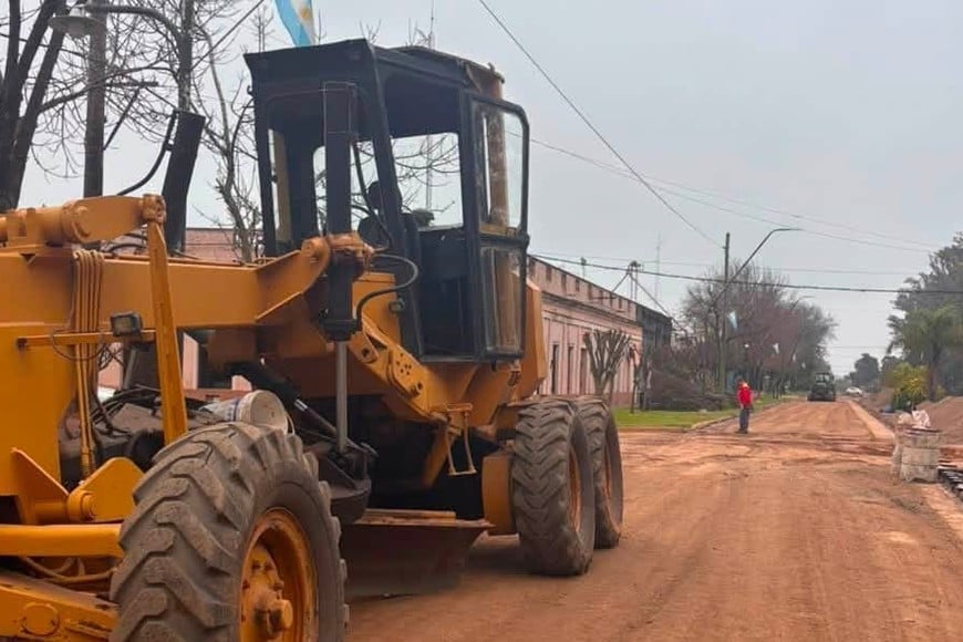 El Boulevard San Martín constituye uno de los principales ejes de circulación de Matilde