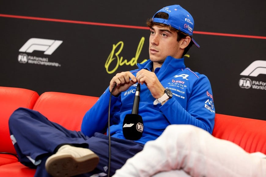 Formula One F1 - Hungarian Grand Prix - Hungaroring, Budapest, Hungary - July 23, 2026
Alpine's Franco Colapinto during the press conference REUTERS/Bernadett Szabo