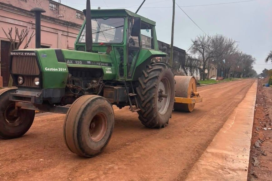 El Boulevard San Martín constituye uno de los principales ejes de circulación de Matilde