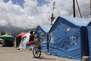 Un campamento montado en Catia La Mar, La Guaira, Venezuela. La foto es del 26 de julio pasado. REUTERS / Leonardo Fernández Viloria.