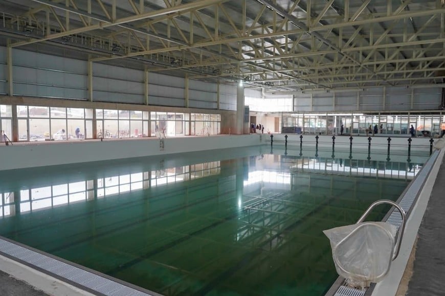 La obra contará con una piscina olímpica y otra destinada a saltos ornamentales.