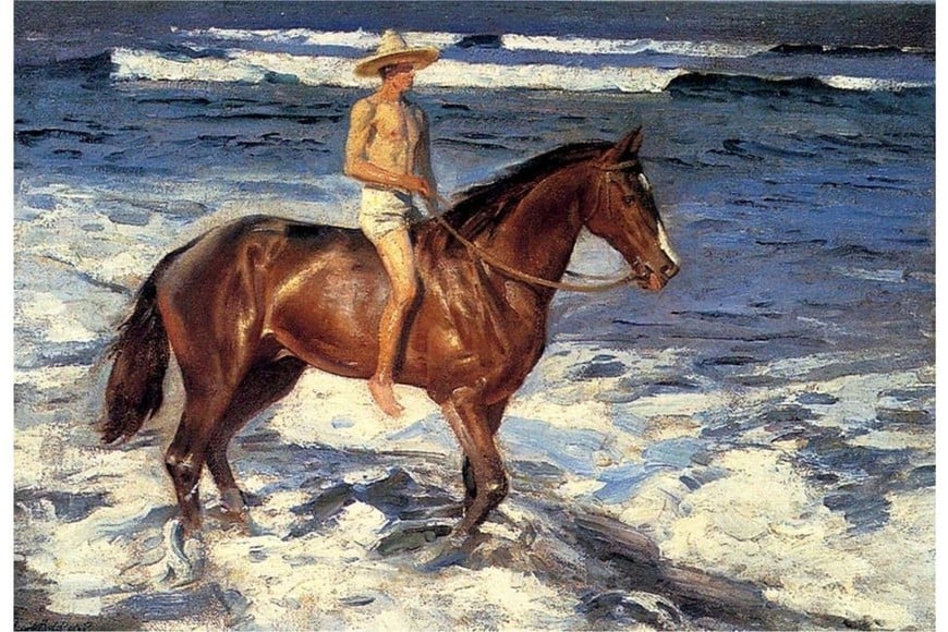 "Un paseo por la orilla". Foto: Colección particular