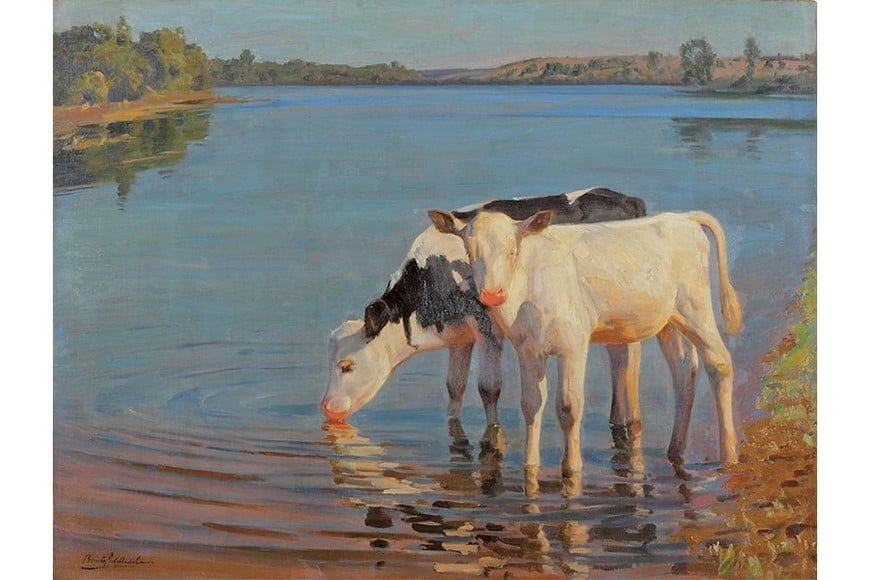 "Terneros guachos". Foto: Museo de Arte Contemporáneo