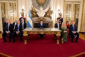El gobierno del presidente Javier Milei presentó este jueves una serie de proyectos para que sean tratados por el Congreso en la segunda parte del año. Foto: Presidencia.