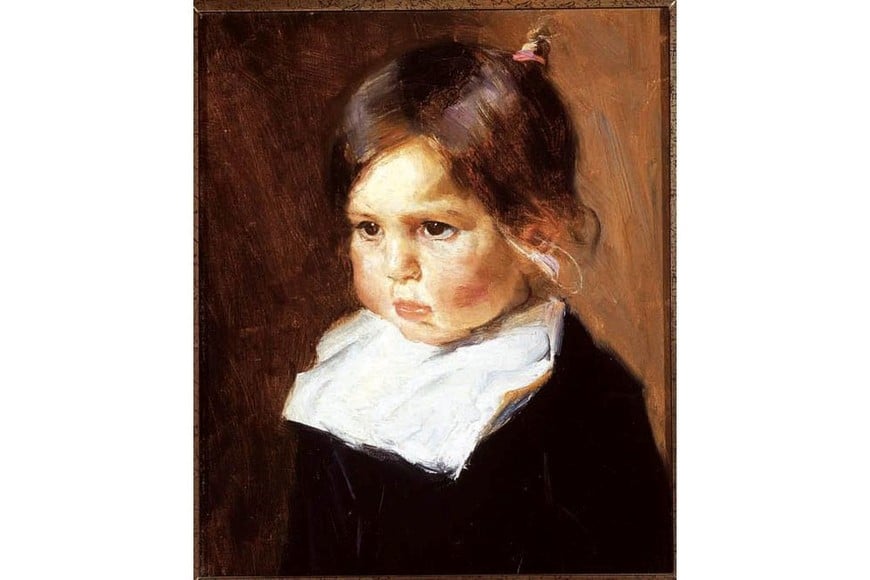 "Cabeza de niña". Foto: Museo Nacional de Bellas Artes de Santiago de Chile