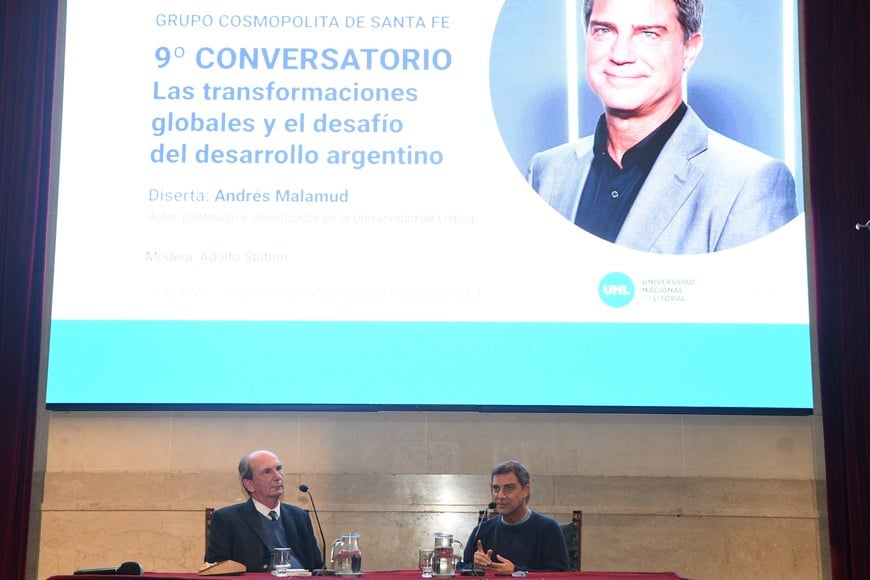 Transformaciones globales y desarrollo. "Estamos invotados", dijo Malamud.
