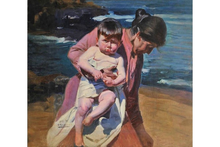 "Al baño". Foto: Museo Nacional de Bellas Artes de Santiago de Chile