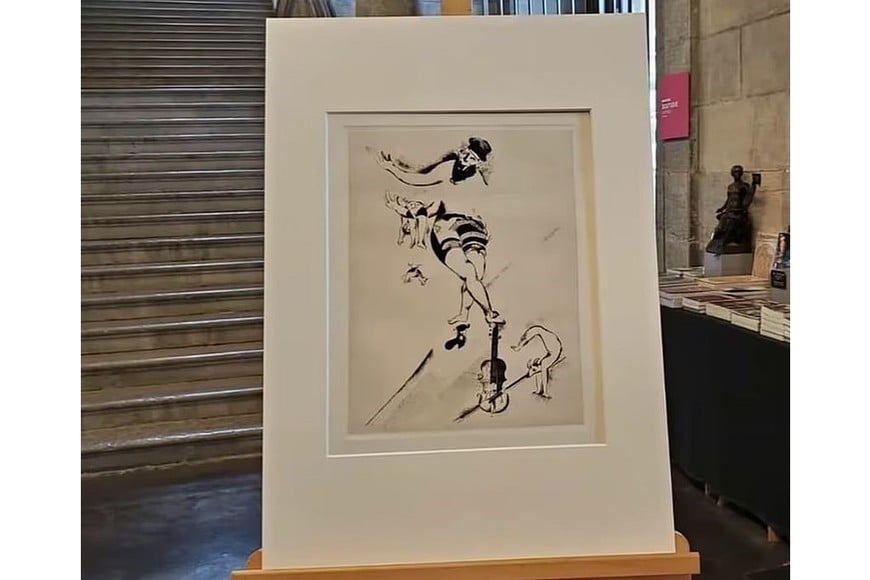 L’Acrobate Au Violon, de Marc Chagall (1924)