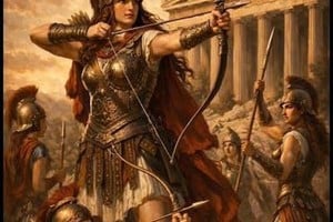Las legendarias amazonas. Hijas de la guerra, mujeres aguerridas y preparadas para toda clase de lucha.