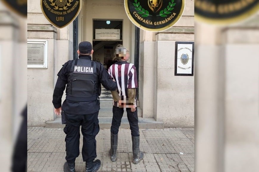 Detenidos con armas blancas en Santa Fe. Foto: Gentileza