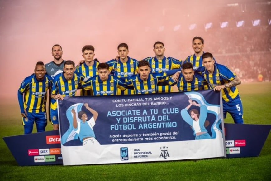 River vs Rosario Central. Foto: @RosarioCentral