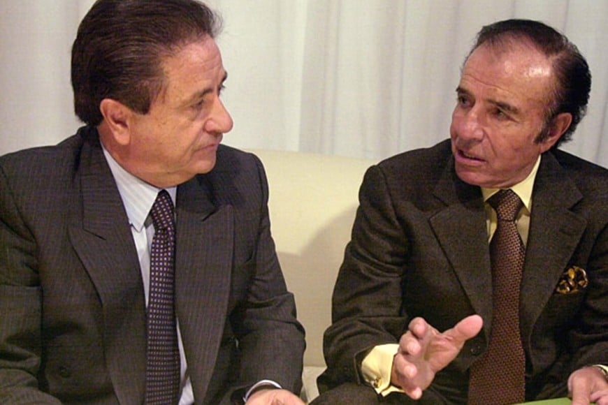 Eduardo Duhalde y Carlos Menem.