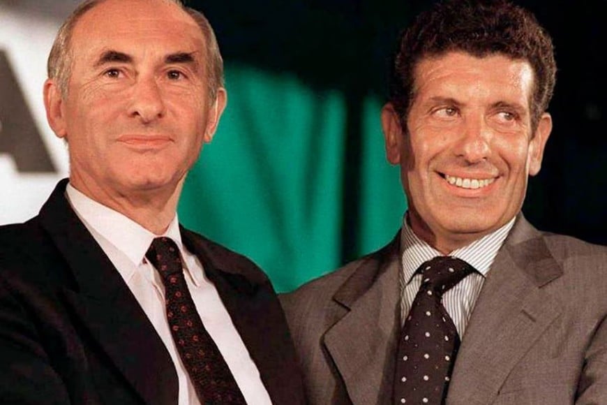 Fernando De la Rúa y Carlos "Chacho" Álvarez.