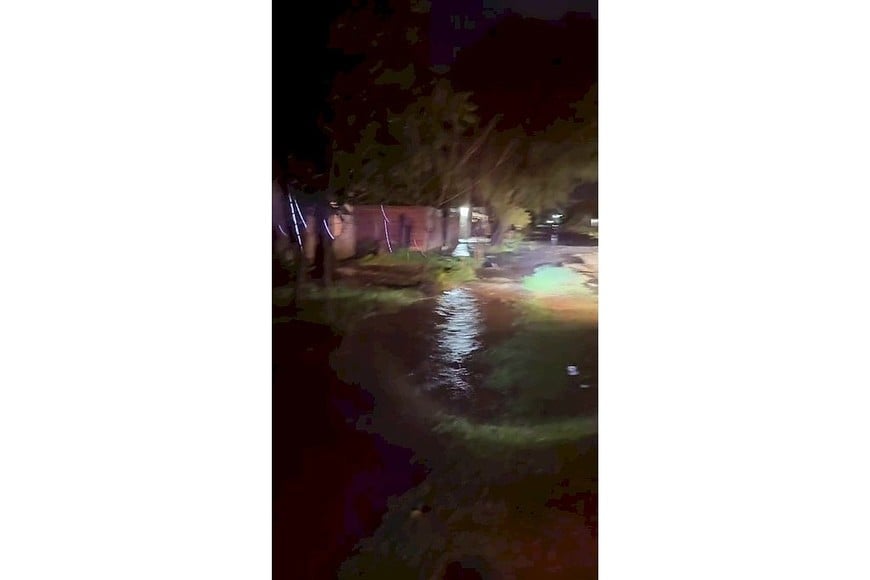 Las precipitaciones superaron los 100 milímetros en apenas dos horas en Florencia.
