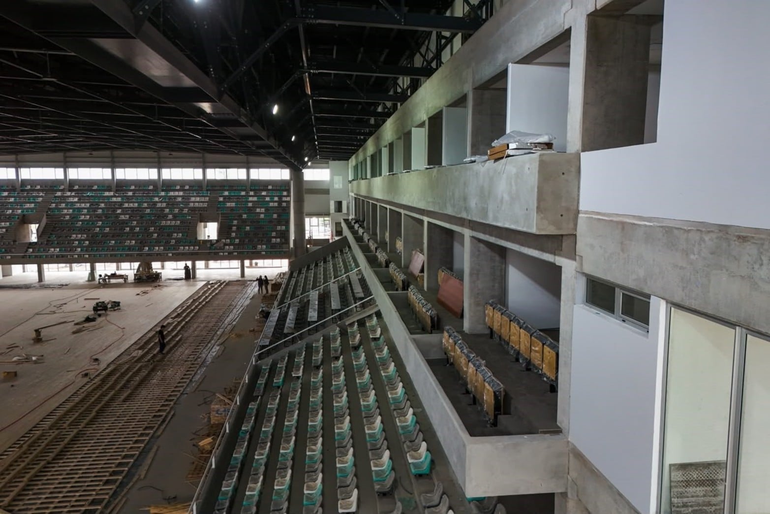Las obras en el CARD de Santa Fe para los Juegos Suramericanos 2026.