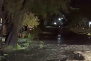 Las precipitaciones superaron los 100 milímetros en apenas dos horas en Florencia.
