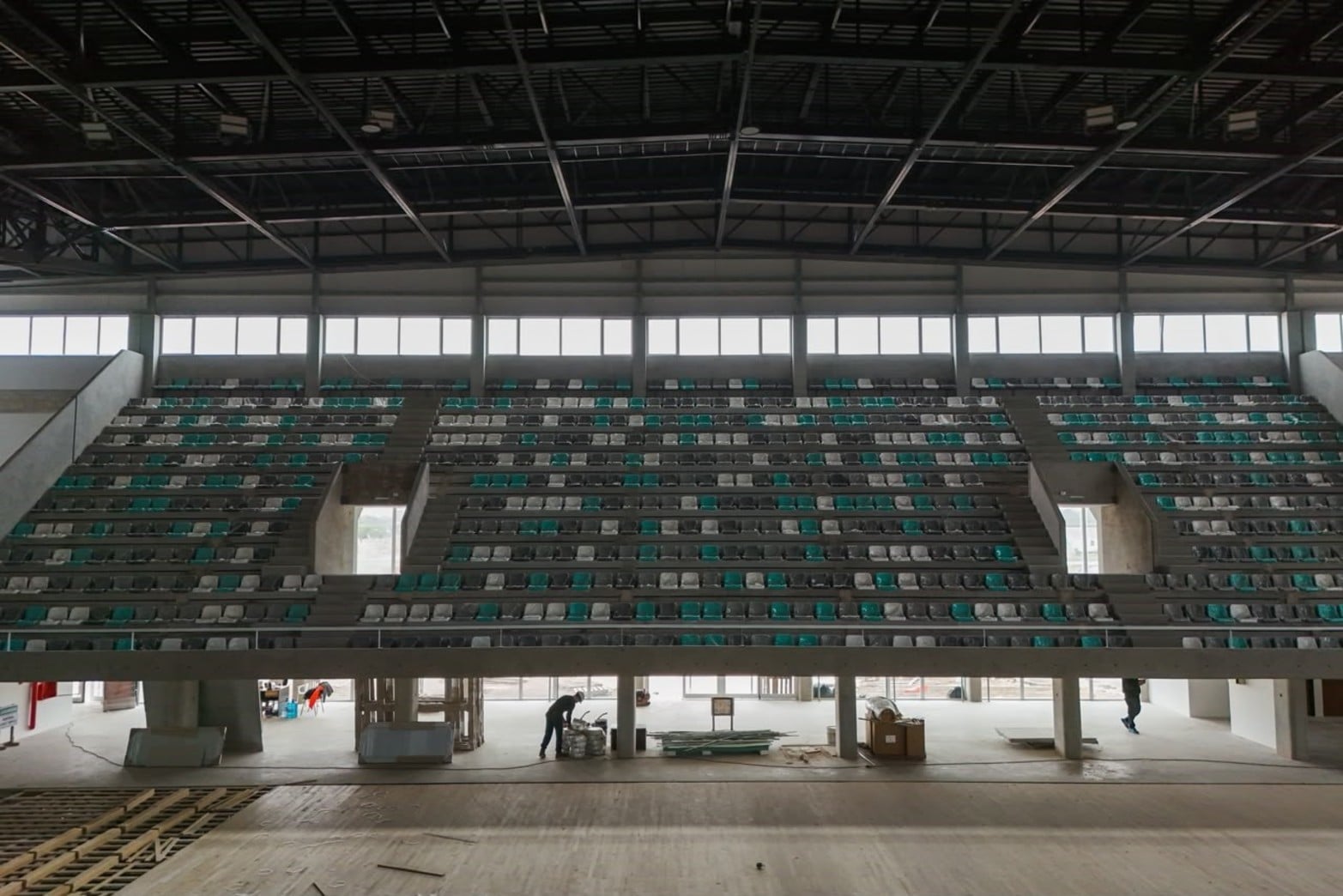 Las obras en el CARD de Santa Fe para los Juegos Suramericanos 2026.