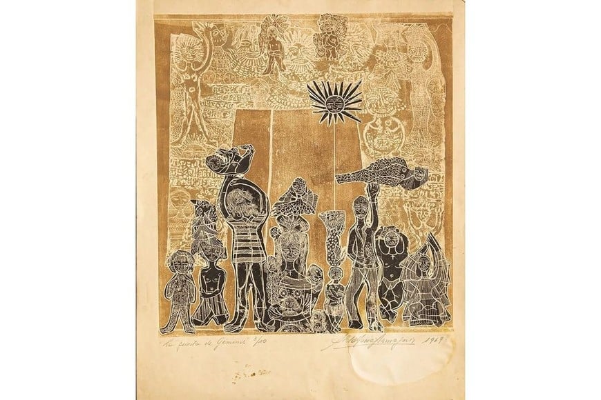 "La puerta de Géminis" de Alda Armagni. Foto: Fundación Arte de las Américas