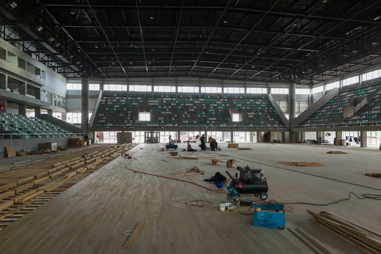 Las obras en el CARD de Santa Fe para los Juegos Suramericanos 2026.