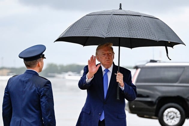 Donald Trump aseguró que el bloqueo naval continuará mientras no exista un acuerdo con Irán. Foto: Reuters