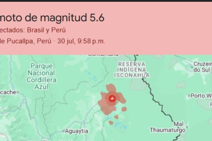 Terremoto en Perú