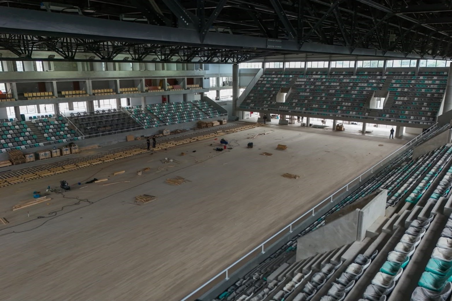 Las obras en el CARD de Santa Fe para los Juegos Suramericanos 2026.
