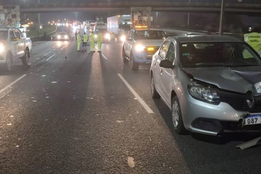 Un peatón fue atropellado en el Acceso Norte