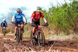 El Circuito Natural de Pueblo Andino volvió a recibir una exigente jornada del MTB provincial.