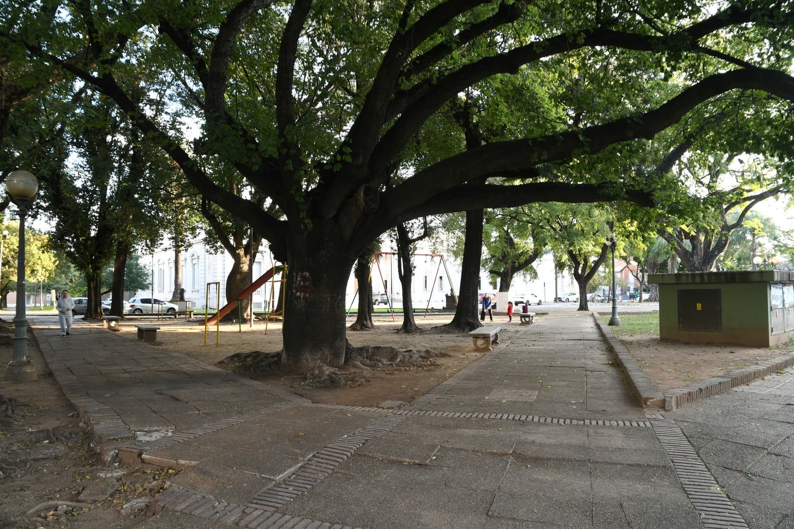 La Plaza Italia, en la ciudad de Santa Fe.