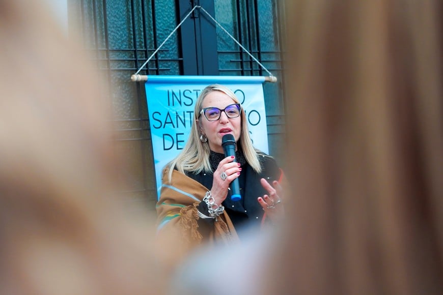Silvina Cian destacó el legado cultural de Hugo Ifrán.