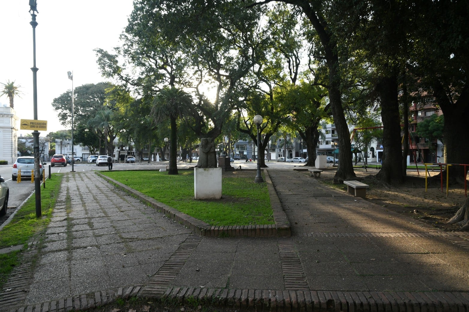 La Plaza Italia, en la ciudad de Santa Fe.