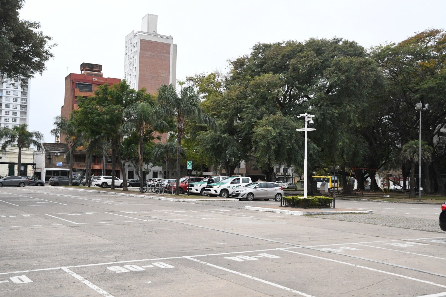 La Plaza Italia, en la ciudad de Santa Fe