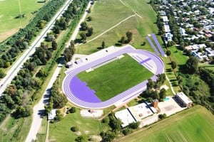 La pista del CARD fue renovada para la competencia internacional.