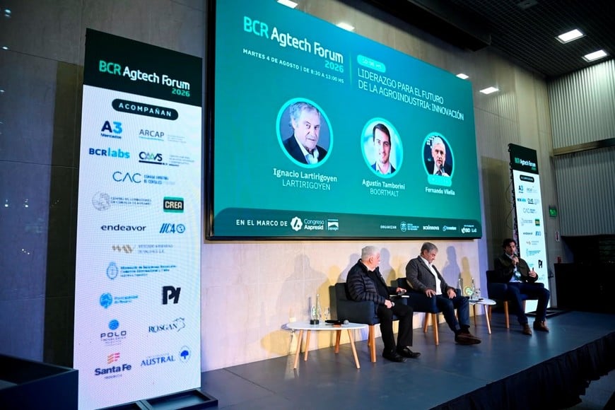 El BCR AgTech Forum se desarrolla en el marco del Congreso Aapresid, que este año regresó a Rosario, la ciudad donde nació hace más de tres décadas. Foto: Marcelo Manera