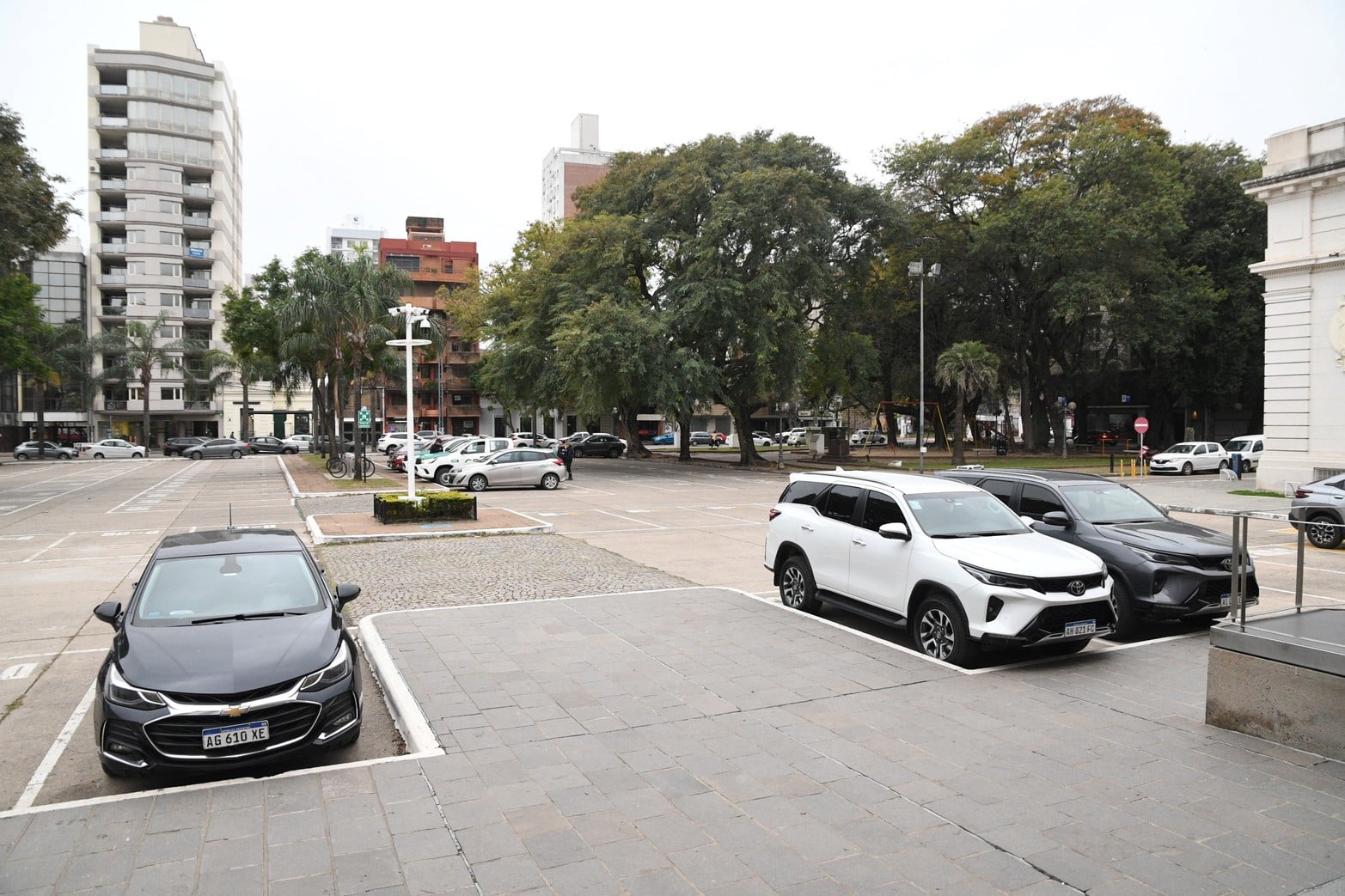 La Plaza Italia, en la ciudad de Santa Fe
