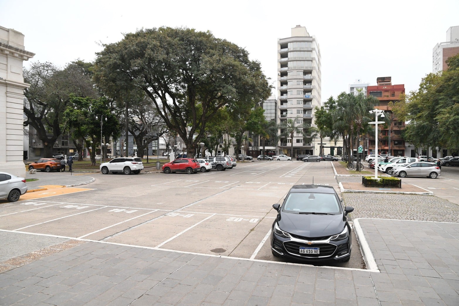 La Plaza Italia, en la ciudad de Santa Fe