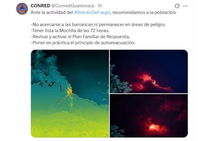 El cráter es considerado uno de los más activos de Centroamérica.