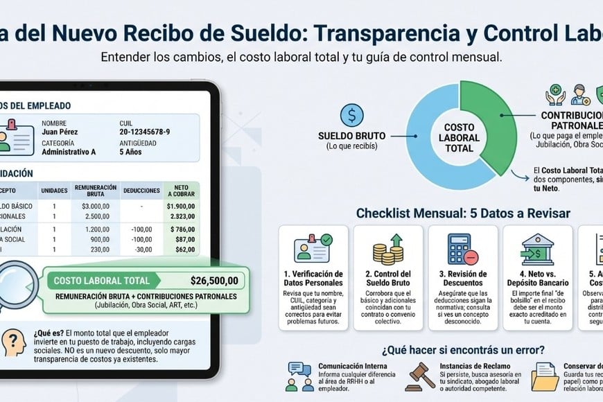 Todo lo que tenes que saber sobre el nuevo recibo