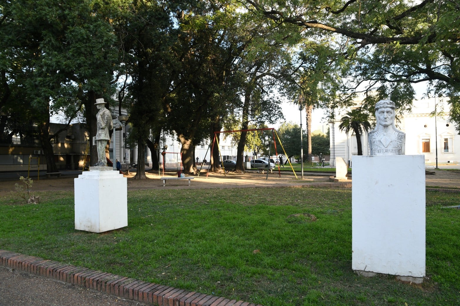 La Plaza Italia, en la ciudad de Santa Fe.