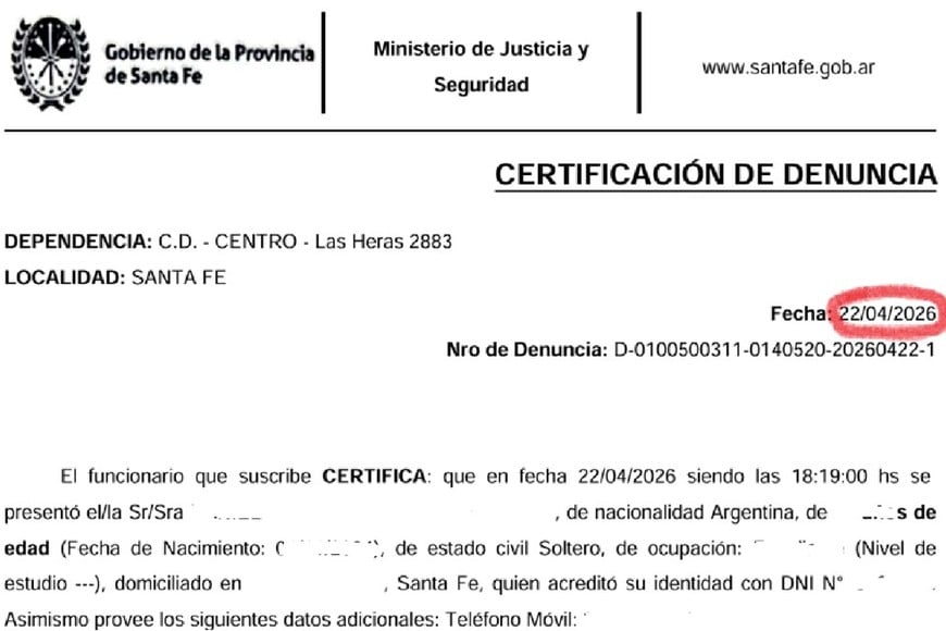 Primera denuncia presentada en abril por la hija de un residente en la que describe con detalle la captación, acogimiento, recepción, traslado, abuso de una situación de vulnerabilidad y explotación económica de su padre en un encuadre de “Trata de personas”.