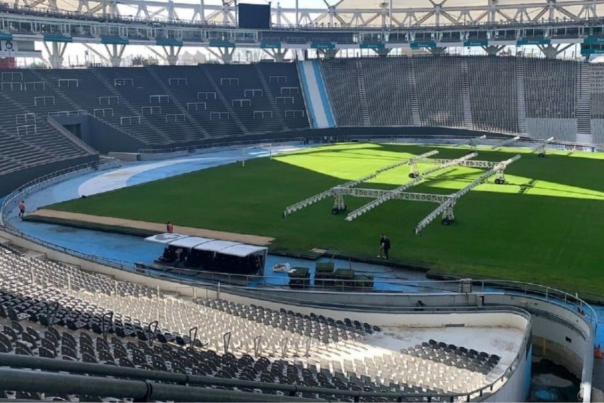El estadio Único de La Plata, rebautizado Estadio Único Diego Armando Maradona.
