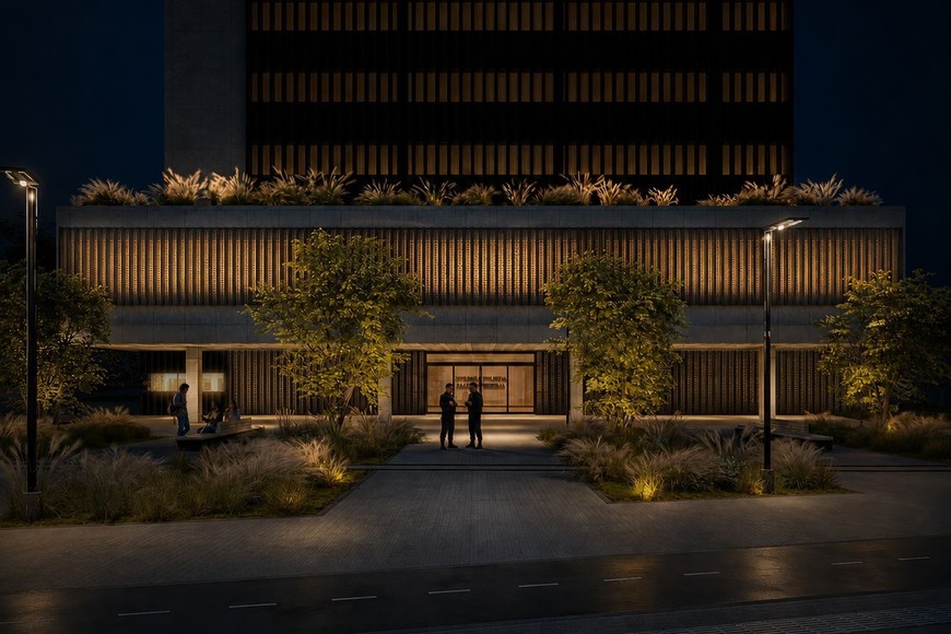 Proyecto de la Nueva Estación en el Parque Federal de la ciudad de Santa Fe. Crédito: Gobierno de Santa Fe