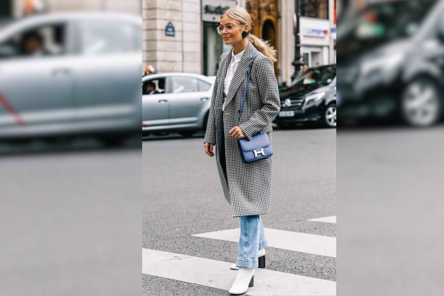 El estampado clásico suma un aire retro a los looks actuales.