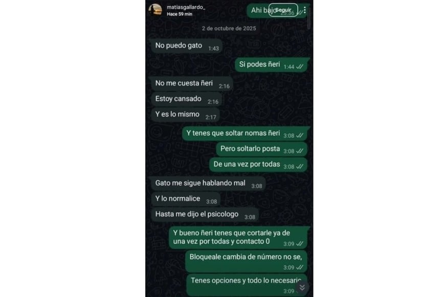 Conversaciones de whatsapp
