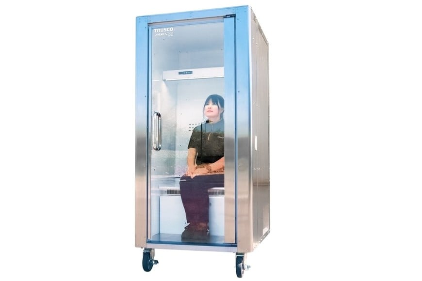 Una empresa especializada en equipos de refrigeración desarrolló una cabina individual