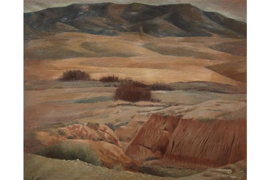 "Las bardenas de Tudela". Foto: Gentileza Artnet