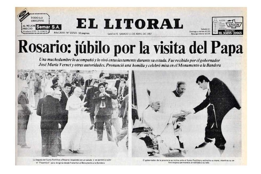 La tapa de El Litoral.