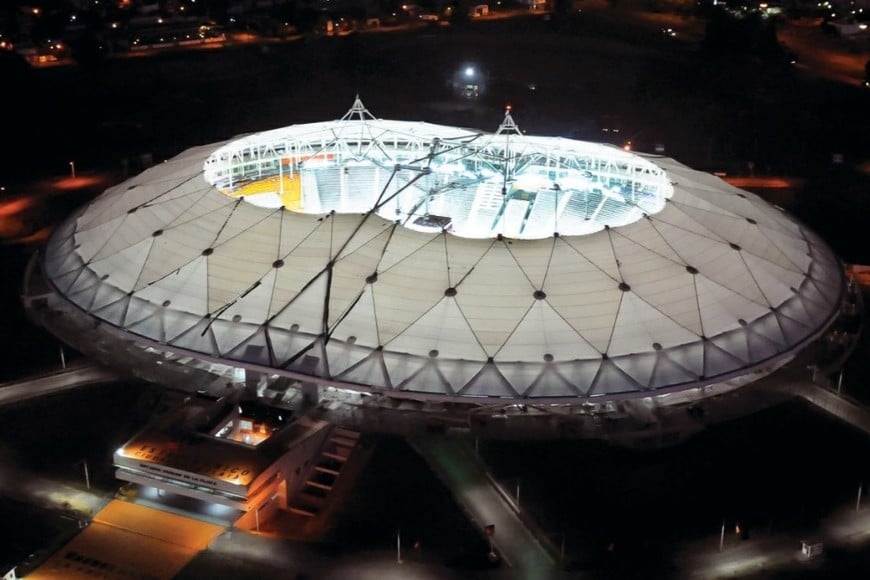 El estadio Único de La Plata, rebautizado Estadio Único Diego Armando Maradona.